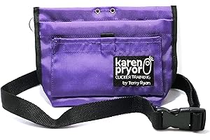 SATOHA Karen Pryor Clicker Training Purple Treat Pouch by Terry Ryan