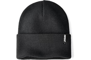 FURTALK Beanie Hats for Women Men Acrylic Knit Cuffed Hat Soft Warm Slouch Ladies Skull Cap Unisex Winter Hats for Men Women