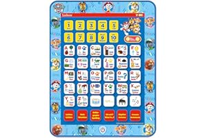 Lexibook, La Pat' Patrouille, Tablette éducative bilingue, Jouet pour Apprendre Les Lettres Chiffres vocabulaire et Musique, Langues Français / Néerlandais, Bleu, JCPAD002PAi10