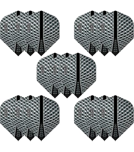 Ailettes Harrows Vortex Feather Blue – Lot De 3 – Pour Fléchettes, Stabilisation Et Vol Parfait