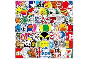 TINYUET Pack de Pegatinas, 100 Calcomanías de Vinilo Impermeables, Ideal para Niños/Jóvenes para Teléfono Móvil, Ordenador Portátil, Cafetera, Maletas de Viaje - Diseño Fresco Vacacional