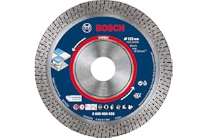 Bosch 1x EXPERT HardCeramic Diamanttrennscheiben (für Harte Fliesen, Harter Stein, Ø 125 mm, Professional Zubehör Kleiner Winkelschleifer)