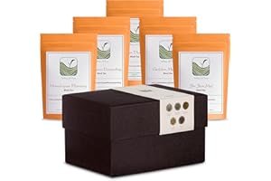 VALLEY OF TEA Black Tea Gift Box Tealover - Specialty Loose Tea for Tea Lovers - Gourmet Black Tea Sampler - Famous Black Tea Selection -