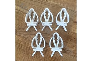 MOONDOWN FARM Cuttlefish & Millet Spray Holders Large for Bird Cage 5 Pack Plastic Universal Holder