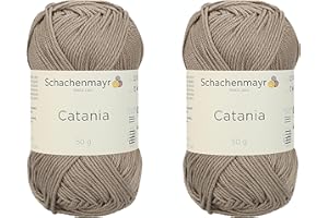 Schachenmayr Catania, Twins taupe Filati Per Maglieria A Mano