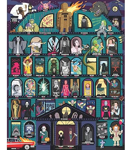 Trefl Premium Plus Quality – Hall of Horror Puzzle: Vampir – 1000 Teile, eine Serie voller Horror und düsterer Atmosphäre, perfekt passende Teile, für Erwachsene und Kinder ab 14 Jahren
