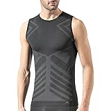 Risalti Smanicato Maglia Termica Uomo Energy - Intimo Termico Sportivo Elasticizzato e Traspirante, Abbigliamento Termico, Ca