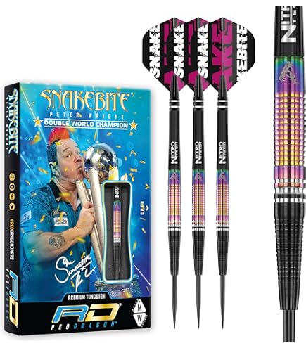 RED DRAGON Peter Wright Snakebite Mamba 2: 22g Tungsten