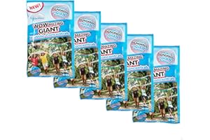 COLORBABY 46994 - WOWmazing kit 5 sobres recambio de jabón concentrado para hacer burbujas gigantes, Pomperos gigantes para niños, pompero grande, pompas de jabón, Juegos Exterior Niños