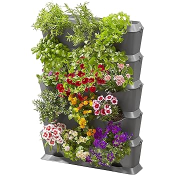 GARDENA NatureUp! Basis Set vertikal mit Bewässerung: Pflanzenwand zur