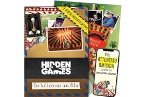 Hidden Games Luogo del Reato – In bilico su un filo – gioco investigativo, tipo Escape Room da tavolo, giochi nascosti, risolvi un caso, gioco detective, caso da risolvere, cold case box