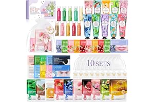 70 stycken presentset för kvinnor hudvård, 10 set Skincare spa-partytillbehör för flickor med ansiktsmasker, handkräm, ögonpa