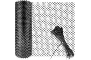 JAHOMFAI Clôture en Plastique de 10 m pour Chats, Chiens, Elevage de Volaille, Jardin, Balcon, Grillage Plastique pour Décoration de La Maison et Le Jardinage