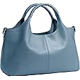 Iswee Genuine Leather Purses and Handbags for Women Shoulder Bag Top Handle Satchel Ladies Hobo Crossbody Bags