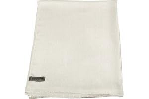 CJ Apparel Hand Made Nepalese Fringe Shawl Scialle di Pashmina Donna