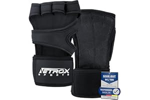 ‎NETROX NetroxSports - Trainingshandschuhe mit Handgelenkbandage für Krafttraining Kraftsport - Fitness Handschuhe Gym mit Handgelenkschutz Herren & Damen - Sporthandschuhe Fitnesshandschuhe Sport Training