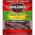 Jack Link's Beef Jerky, Jalapeno Carne Seca, 2.85 oz. – Flavorful Meat Snack, 10g of Protein and 80 Calories, Made with Premium Beef - 96 Percent Fat Free, No Added MSG or Nitrates/Nitrites