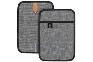 BONTHEE Topflappen Baumwolle Topfuntersetzer Hitzebeständige Groß Anti-rutsch Topflappen zum Kochen Backen Küchenzubehör - 2er Set - Grau