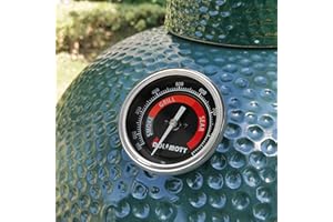 DOLAMOTY Upgrade Thermometer Replacement for Big Green Egg Parts,BGE Temperature Gauge for Green Egg Accessories 150-900°F with 3.3" Large Dial Waterproof and No-Fog Glass Lens(New Version)