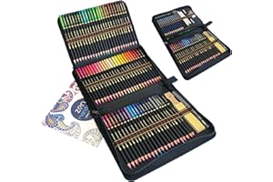 tvfly Matite Colorate Professionali da Disegno, Set da 96 Pezzi Matite Acquarellabili e matite da disegno per Artista Professionale e Principianti
