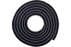 Frost King R738H Selbstklebende Gummidichtung aus Schaumstoff Gummi-Fohlen-Wetterschutz, schwarz, 3/8" W, 7/16" T, 10 ft L