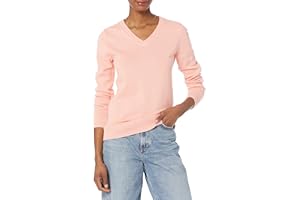 Amazon Essentials Sweter Kobiety 100% Cotton Long-sleeve V-neck Sweater (1 w zestawie)