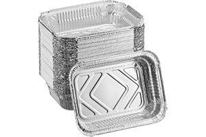 Relaxdays grillbrickor av aluminium, set om 50, B x D: 18,5 x 13 cm