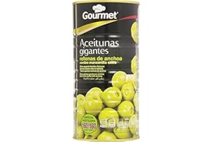 Marque Blanca - Gourmet olives géantes farcies à l'anchois vert camomille extra 600 g