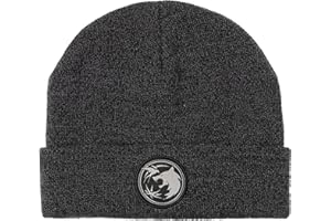 JINX Netflix The Witcher Destiny Knitted Beanie, Szary, Rozmiar dla dorosłych, Szary, Jeden rozmiar, Czapka.