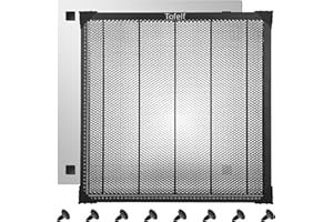 Tofelf Honeycomb Wabentisch für Laser Graviermaschine, 500x500x22mm(19.68"*19.68"*0.86") Waben Laser Arbeitsplatte, Tischschutz mit Aluminiumplatte, Kompatibel mit verschiedenen Graviermaschinen