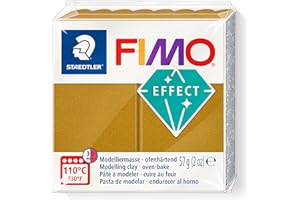 FIMO Staedtler STAEDTLER Effect-Pain pâte à Modeler 57 g Effet Or, 8010-11 St, doré métallique