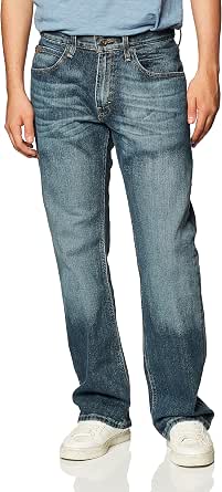 Rise Boot Cut Jeans Relaxed Fit Denim 