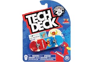 Tech Deck Finger Skate Pack 1 Finger Skate - Authentique Finger Skates 96 mm A Personnaliser - 6028846 - Jouet Enfant 6 Ans et + - Modèles Aléatoires