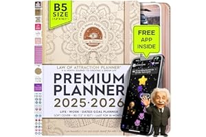FREEDOM MASTERY 2025-2026 Planner Weekly and Monthly | 16-Month Life Planner to Increase Focus & Productivity | Reduce Overwhelm & Achieve Your Biggest Goals | Include Gift Box & Stickers | Sep 2025-Dec 2026