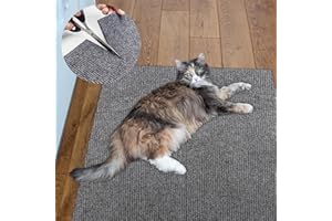 ENONCI Mata do drapania dla kota, samoprzylepna mata do drapania dla kota, ochraniacz na sofę, odporny na zarysowania, ochraniacz na meble, wielokrotnego użytku, ochrona kanapy, dla zwierząt domowych