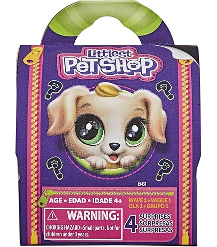 Coffret 7 figurines Collection givrée - Littlest Pet Shop sur
