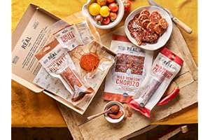 The Real Cure - Hot & Spicy Letterbox Charcuterie Hamper - Includes Pepperami, Nduja, Chorizo and Coppa - Perfect Foodie Gift