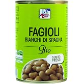 La finestra sul cielo, White Spain Beans in Organic Can, 400g