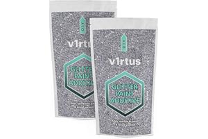 v1rtus | 2 X scintillants peinture Additif 100g (Argent)