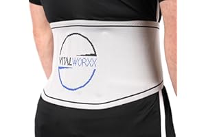 VITALWORXX Rückengurt VITALSOFT Aktive und hochflexible Geh- Steh- und Sitz- Rückenbandage mit stufenlosem Verstellbereich