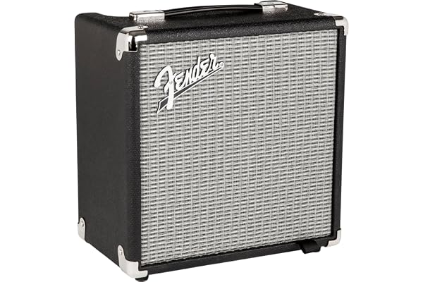 Fender Rumble LT15, Amplificateur Combo pour Guitare Basse Electrique, Ampli d'Etude Idéal pour Basse Electrique, Noir