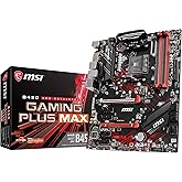 MSI B450 GAMING PLUS MAX Motherboard ATX, AM4, DDR4, LAN, USB 3.2 Gen2, M.2, MYSTIC Light Sync, HDMI, DVI-D, AMD RYZEN 1st, 2