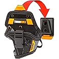 ToughBuilt - Drill Holster Small 5 Pockets, 3 Bit Compact Size Heavy Duty Deluxe Holder (Patented Cliptech Hub & Work Belts) (Tb-Ct-20-S)