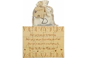 Puzzle en Bois Annonce Grossesse pour Marraine, Idee Cadeau Casse Tete Original et Personnalisé pour Faire Votre Demande, Annonce Drôle et Insolite Naissance de Bébé, Livré dans Une Pochette Cadeau