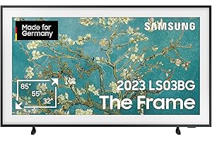 Samsung QLED 4K The Frame 43 Zoll Fernseher (GQ43LS03BGUXZG, Deutsches Modell), mattes Display, austauschbare Rahmen, Art Mode, Smart TV [2023]