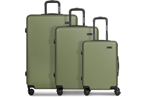 SMARTBOX set valigie rigide 3 pezzi trolley cabina media grande 4 ruote girevoli leggere e resistenti Edition 05