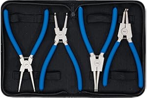 Bgs 650 Technic Pro+ - Set 4 Pinze Per Anelli Di Sicurezza, 225 Mm