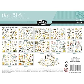 Minilabel Panda Sticker – Lustige Aufkleber Für Kinder, Partybeutel, Scrapbooks, Karten & Notizbücher