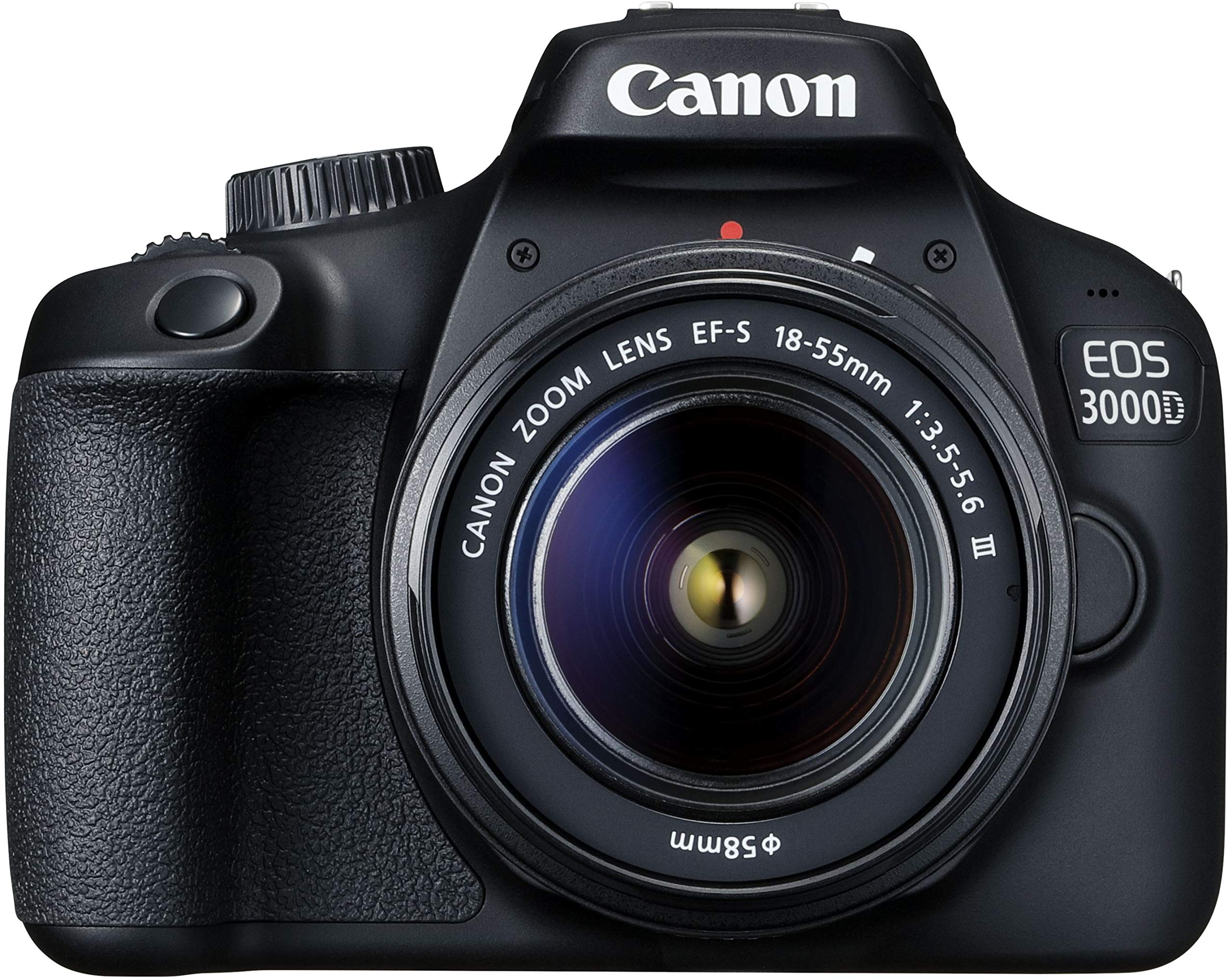 Canon EOS 3000D 18MP Digital SLR Camera (Black) with 18-55mm is II Lens, 16GB Card and Carry Case