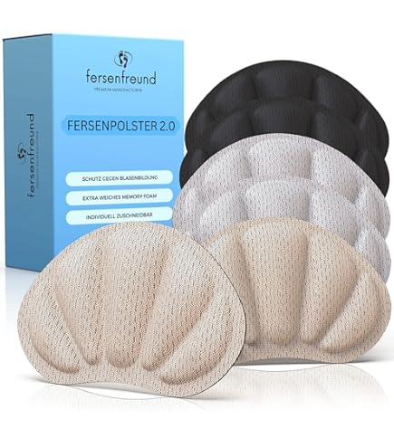 6 paia di cuscinetti per tacchi alti inserti per tallone e scarpe